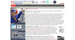 Desktop Screenshot of elektro-projekt.com